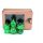 Solid Metal RPG Dice Set - Green Barbarian